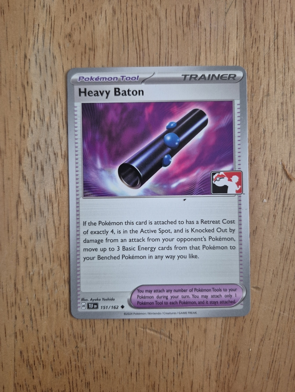 QTY 2 Pokémon Tool Trainer Card Heavy Baton
